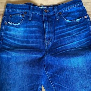 Madewell Highrise Slim BoyJean